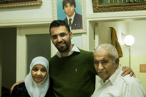 Aziz Abu Sarah found himself filled with hate after Israel imprisoned his older brother, Tayseer (pictured, top), who died shortly upon his release. But eventually he led the Bereaved Families Circle, an Israeli-Palestinian group, and convinced his parents to join as well. 