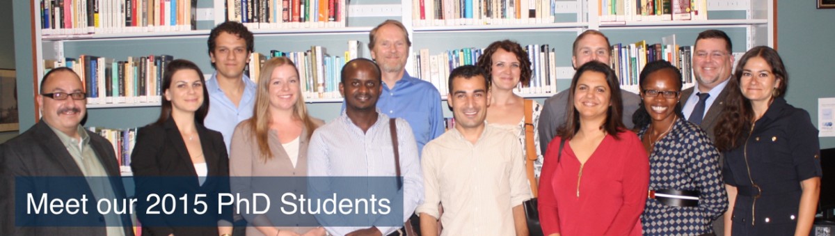 Photo of 2015 PhD Students